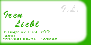 iren liebl business card